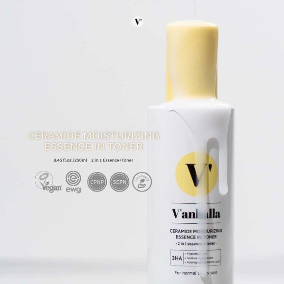 V'anhalla Ceramide Moisturizing Essence in Toner + Cream - Picture 2 of 5